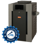 Raypak Digital 266,000 BTU Electronic Natural Gas Swimming Pool Heater with Rise