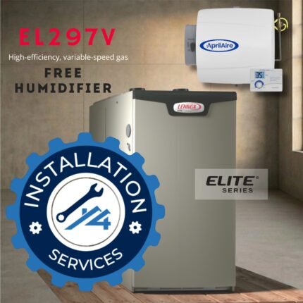 Lennox EL297V 97% AFUE high-efficiency gas furnace