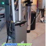 Lennox Elite Series gas furnace installation with connected ductwork