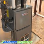 Lennox Merit Series furnace installation in Ontario home
