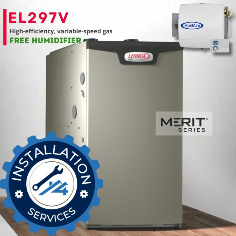 Lennox EL297V 97% AFUE high-efficiency gas furnace