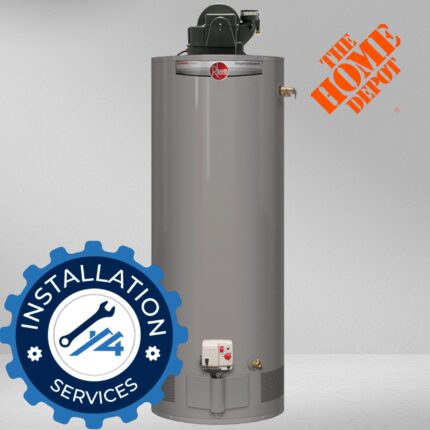 Rheem Performance High Efficiency Power Vent Natural Gas Water Heater – Multiple Sizes