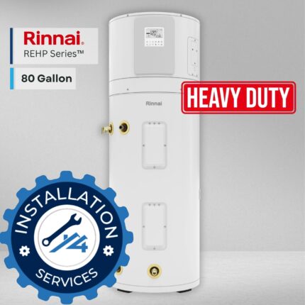 Rinnai REHP Series electric heat pump water heater 50 65 80 gallon