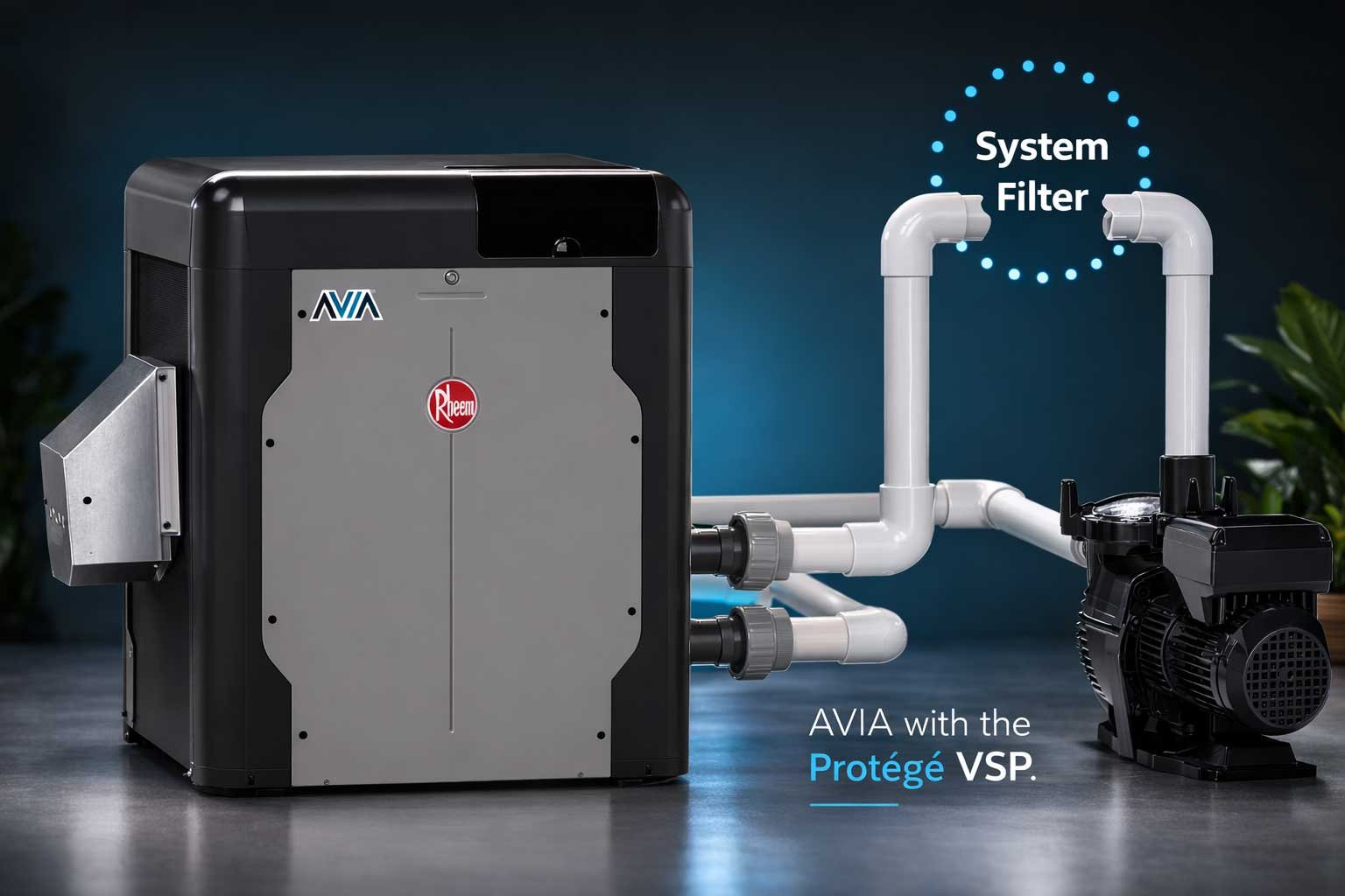 Rheem AVIA HD Natural Gas Pool & Spa Heater