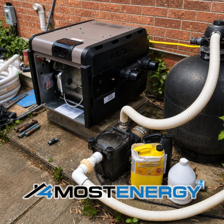 Expert Hayward Universal H-Series pool heater setup by 4mostenergy