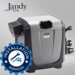 Jandy JXi Series Ultra-Compact Low-NOx Natural Gas Pool & Spa Heater – Front View with Installation Services by 4Most Energy