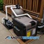 Professional installation of Hayward Universal H-Series pool heater by 4mostenergy