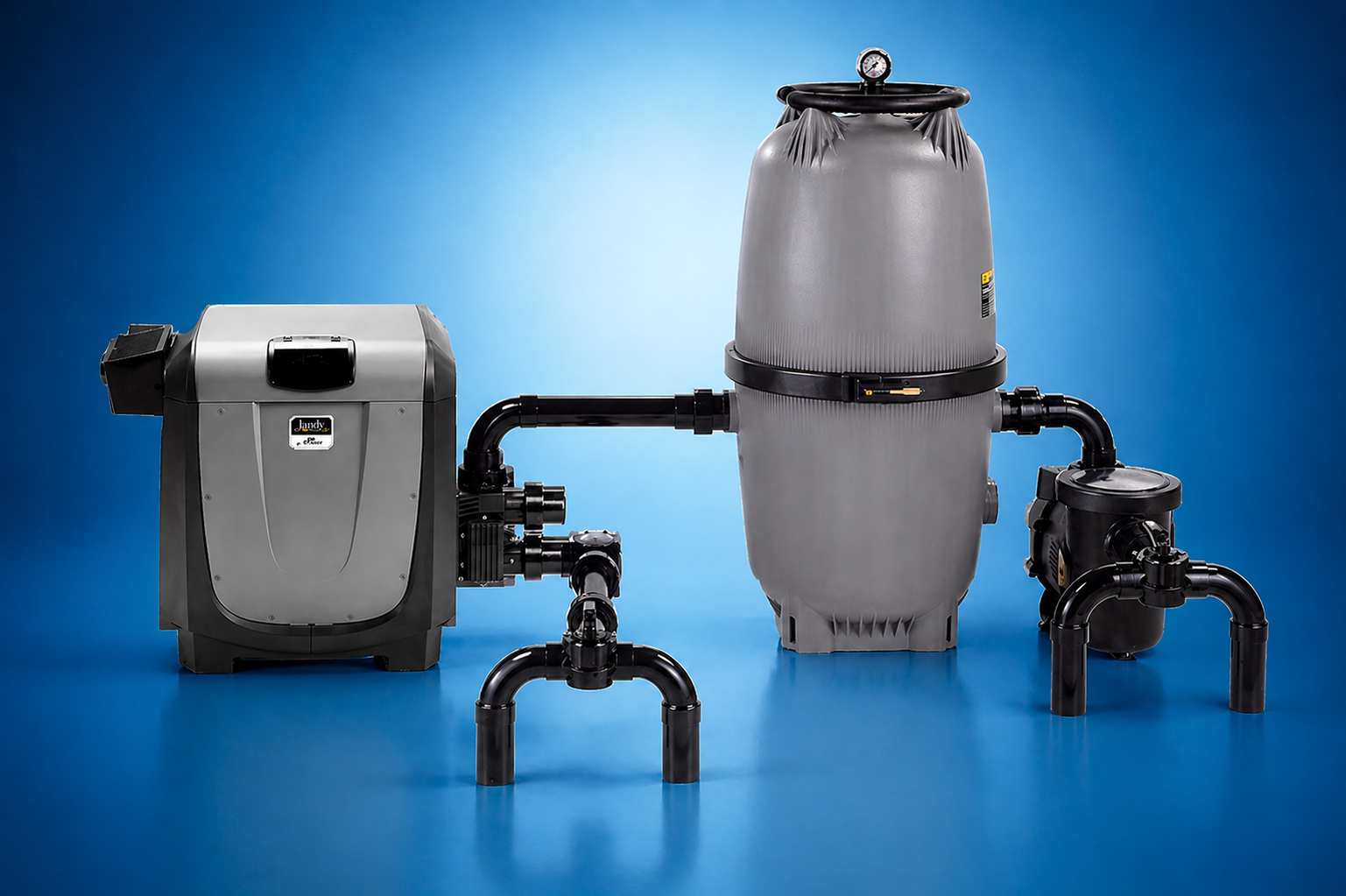 Jandy JXi Series Gas Pool Heater – Outlet Connection Ports