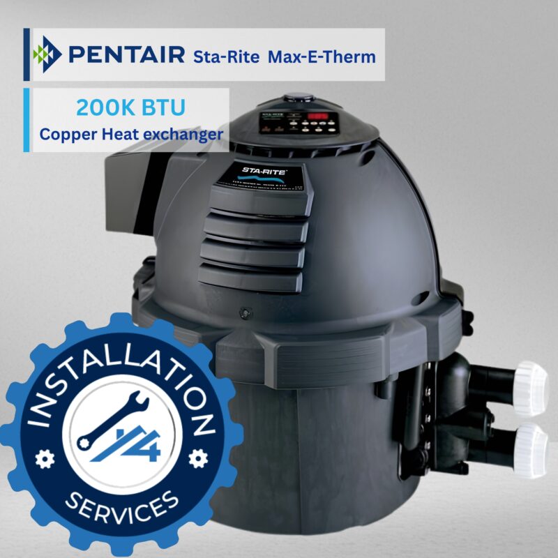 Sta-Rite Max-E-Therm 200KBtu Copper Heat exchanger