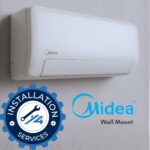 Midea All Easy Pro High Wall Ductless Mini Split Heat Pump available in 6,000 to 36,000 BTU capacities.