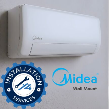 Midea All Easy Pro High Wall Ductless Mini Split Heat Pump available in 6,000 to 36,000 BTU capacities.