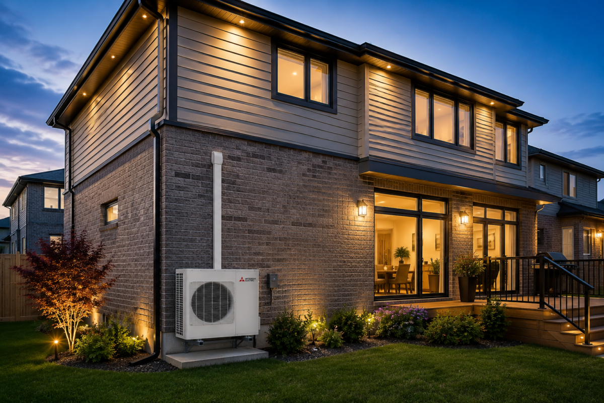 Wall-mounted ductless
