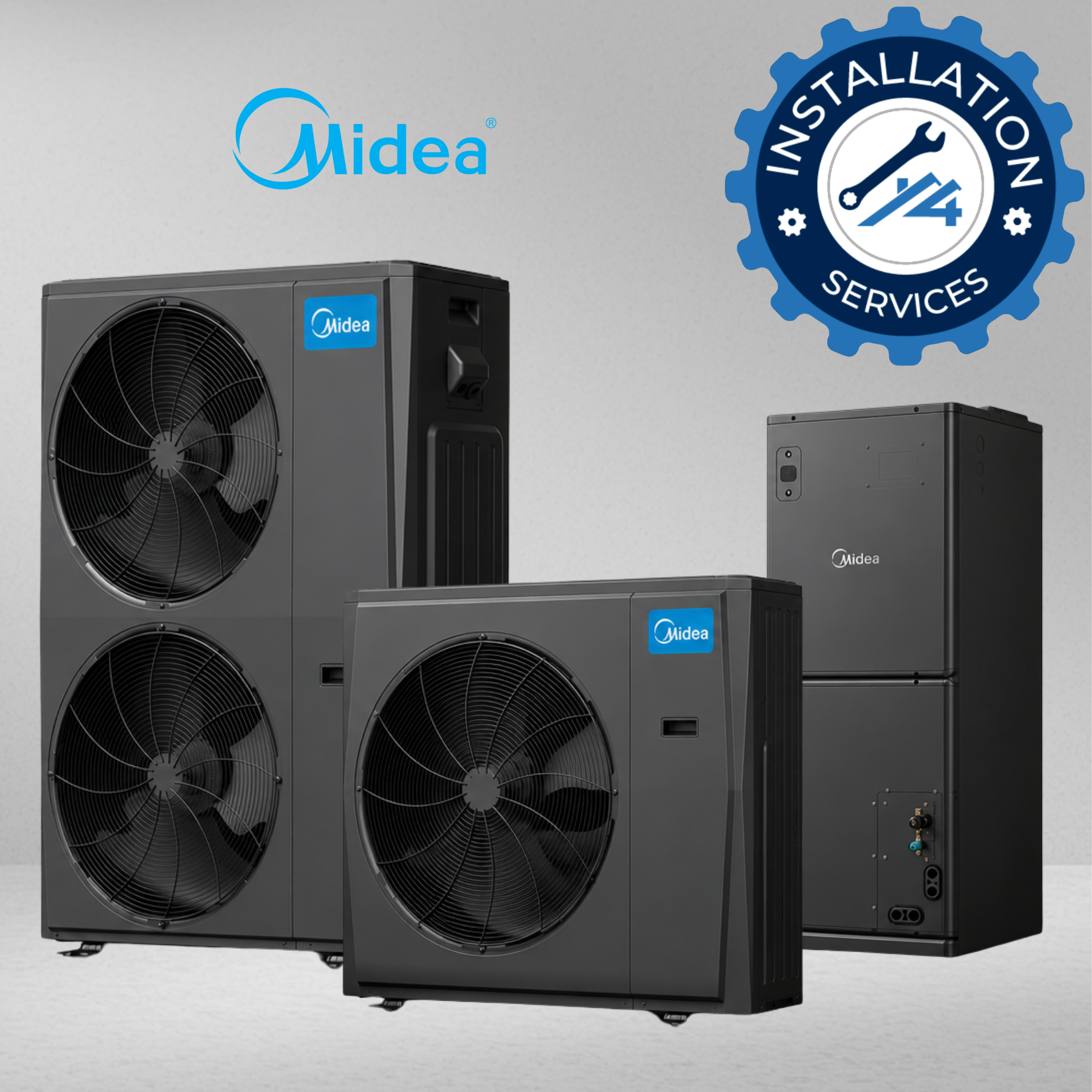 airhandler Midea EVOX G² Xtreme Heat Inverter Heat Pump System with R454B Air Handler - Image 1
