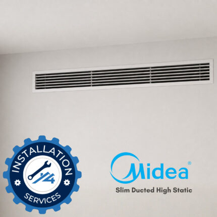 Midea High Static Slim Ducted Indoor Unit for Multi-Zone Heat Pump Systems