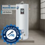 Bradford White RG260T6N 60-gallon natural gas atmospheric vent water heater