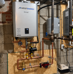 rinnai combi boilers- install1
