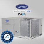 Carrier WeatherMaster 48QE Light Commercial Hybrid Heat Rooftop Unit